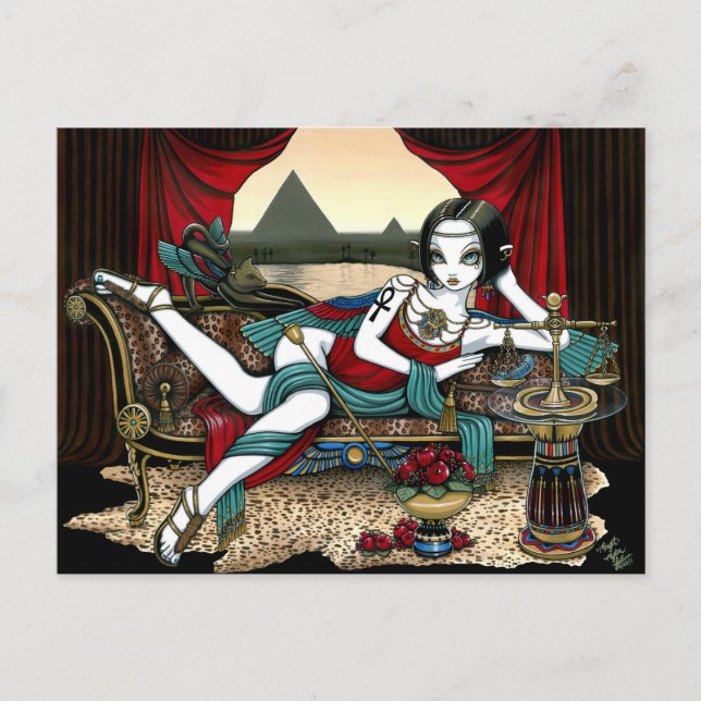 Mayet Egyptian Goddess Maat Angel Postcard (Front)
