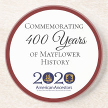 Mayflower 2020 American Ancestors Coaster