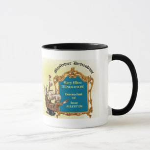 Mayflower Descendant Coffee Mug