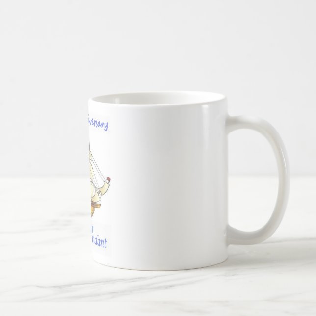 Mayflower Descendant Sailing Ship Anniversary Coffee Mug (Right)