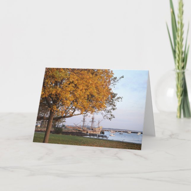 Mayflower II in October Card (Front)