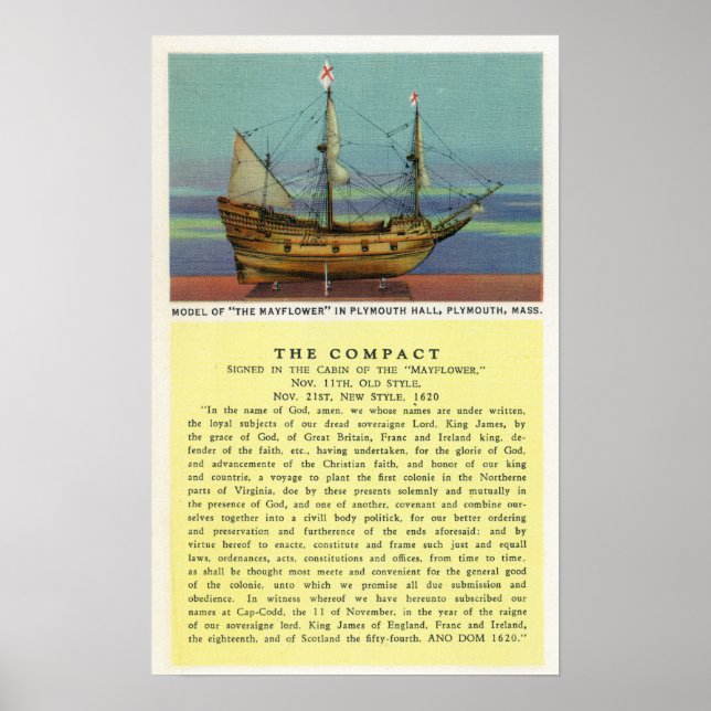 Mayflower Model Poster (Front)