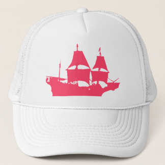 Mayflower Pink Truckers Hat (choose hat colour)
