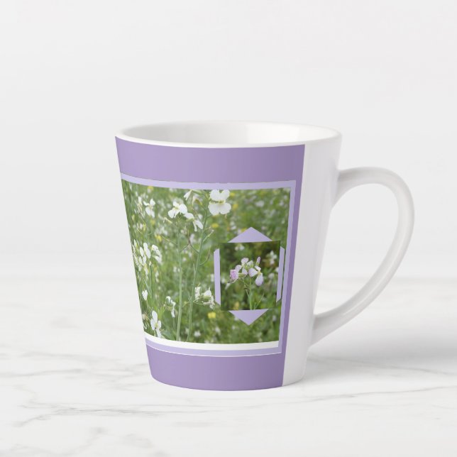 Mayflowers Latte Mug (Right)