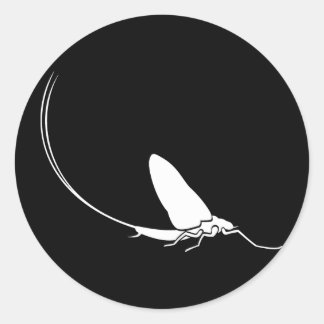 Mayfly Classic Round Sticker
