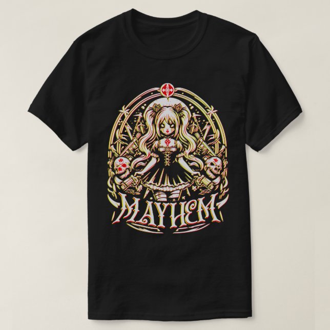 Mayhem Fan Design T-Shirt (Design Front)