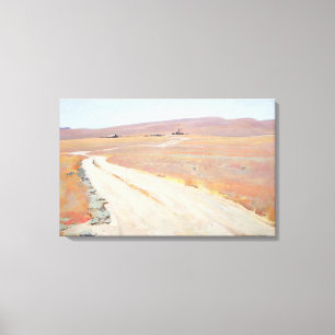 Maynard Dixon - ABANDONED RANCH 1935 Canvas Print