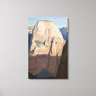 Maynard Dixon - GREAT WHITE THRONE ZION CANYON UTA Canvas Print