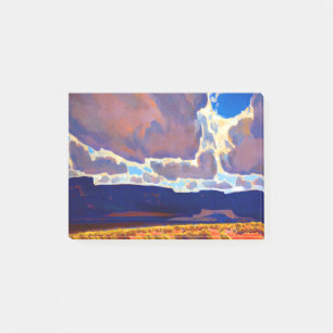 Maynard Dixon Mesas in Shadow Post-it Notes