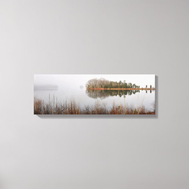 Mayo Lake Canvas Print (Front)