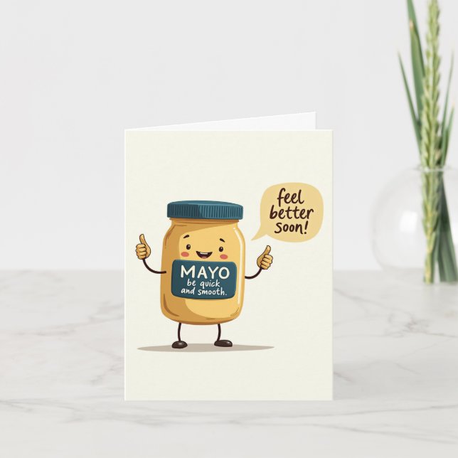 Mayo Recovery - Funny Get Well Soon Card (Front)