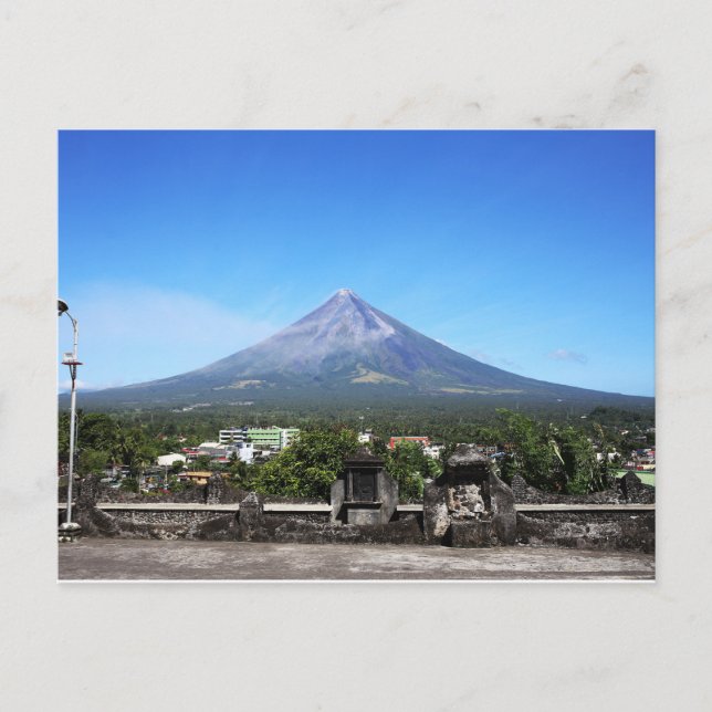 Mayon Volcano Postcard (Front)