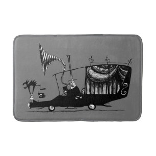 Mayor of Halloween Town Driving Hearse Bath Mat