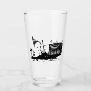 Mayor of Halloween Town Driving Hearse Glass