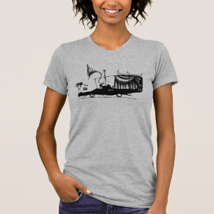 Mayor of Halloween Town Driving Hearse T-Shirt