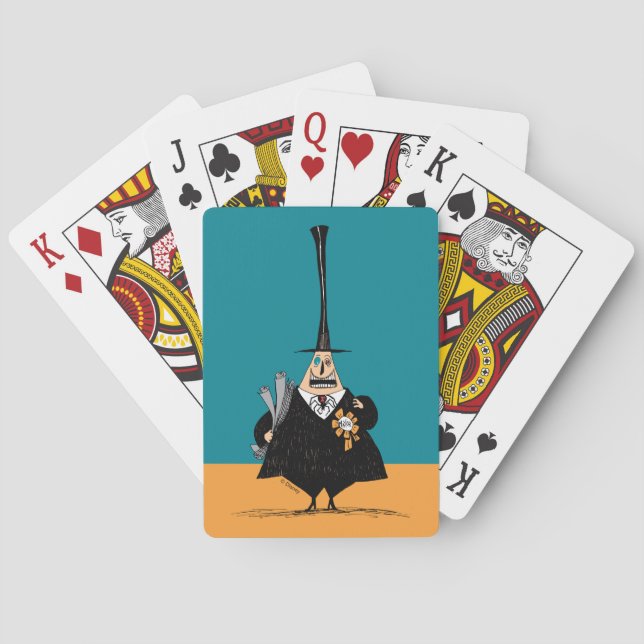 Mayor of Halloween Town Playing Cards (Back)