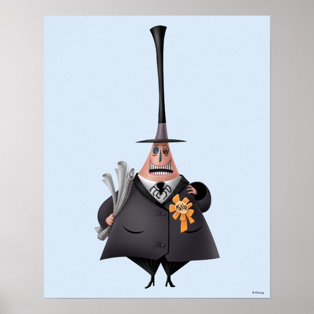 Mayor Of Halloween Town | Smiling Face Poster (Front)