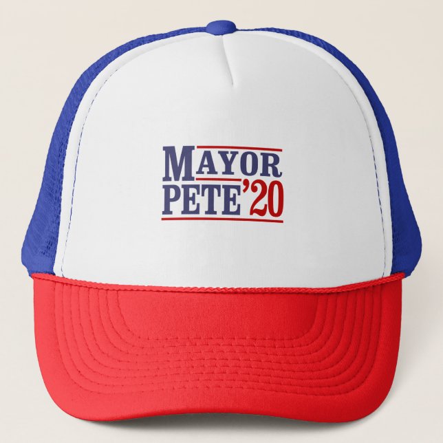 MAYOR PETE '20 TRUCKER HAT (Front)