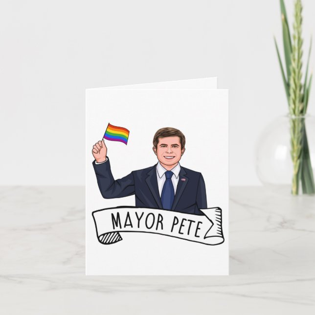Mayor Pete Pride Card (Front)