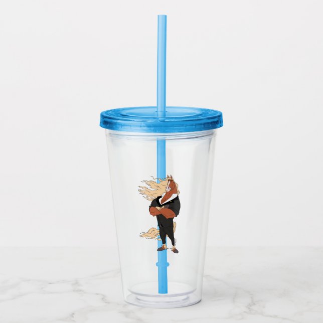 Mayor Winddancer Your Mane Man Acrylic Tumbler (Front)