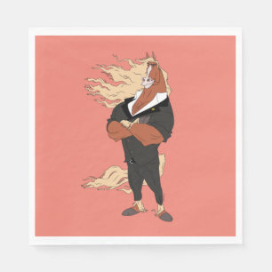 Mayor Winddancer Your Mane Man Napkin