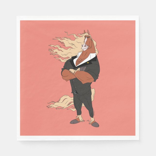 Mayor Winddancer Your Mane Man Napkin (Front)