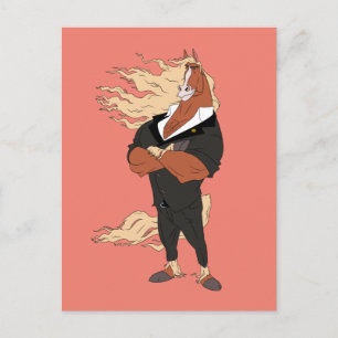 Mayor Winddancer Your Mane Man Postcard