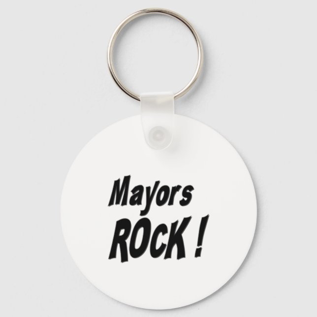 Mayors Rock! Keychain (Front)