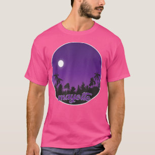 mayotte By night with Palms  T-Shirt