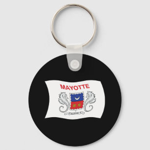 Mayotte Flag Keychain