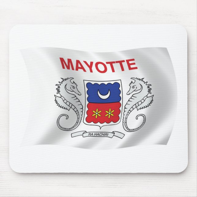 Mayotte Flag Mousepad (Front)