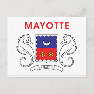 Mayotte Flag Postcard