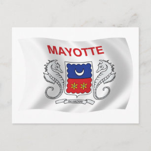Mayotte Flag Postcard