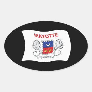 Mayotte Flag Sticker