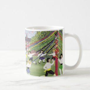Maypole Dancing 1991 Coffee Mug