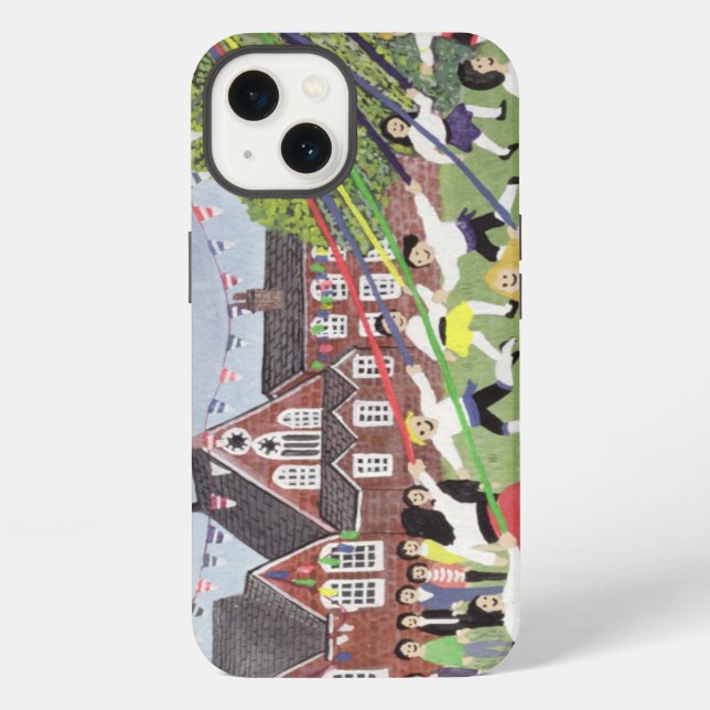 Maypole Dancing 1991 iPhone Case (Back)