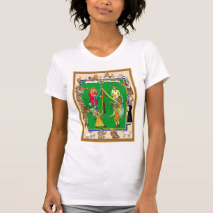 Maypole dancing, Medieval Fair T-Shirt
