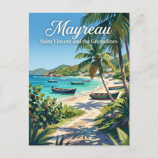 Mayreau Saint Vincent and the Grenadines Postcard (Front)