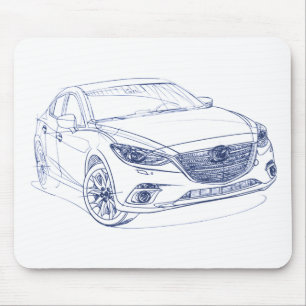 Maz 3 Sedan 2014 Mouse Pad