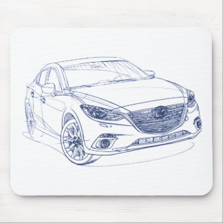 Maz 3 Sedan 2014 Mouse Pad