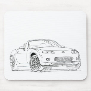 Maz MX5 Miata gen3 Mouse Pad