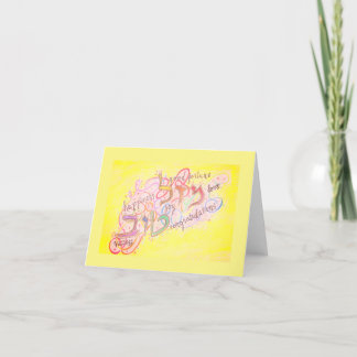 MAZAL TOV: Folded Card