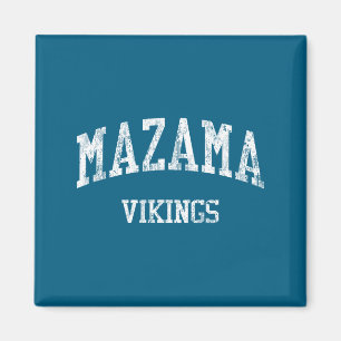 Mazama High School Hs Klamath Falls Or Vintage Srt Magnet