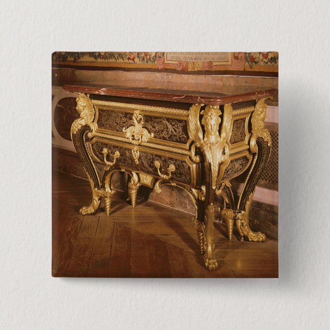 Mazarine commode 2 inch square button (Front)