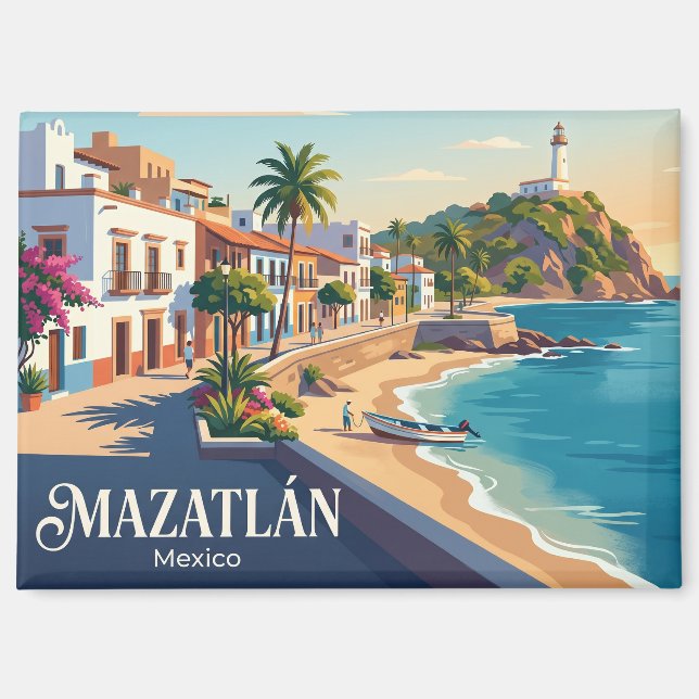 Mazatlán Mexico Magnet (Front)