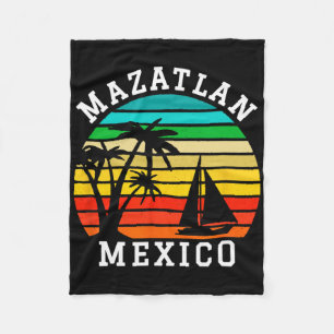 Mazatlan Mexico Shirt Matching Family Vacation Fleece Blanket