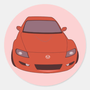 Mazda Classic Round Sticker
