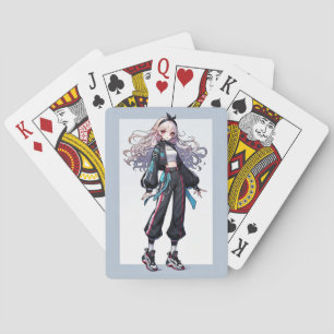 Mazda Girl Playing Cards