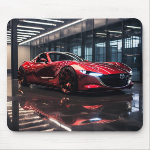 Mazda MX5 Miata Concept in Soul Red Crystal Mouse Mouse Pad