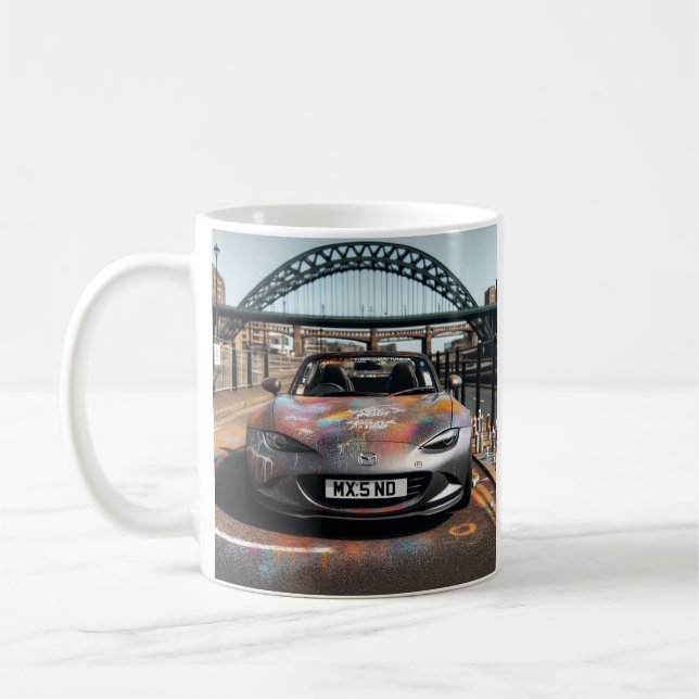 Mazda MX5 Miata ND Gen 4 spray peint Mug (Gauche)
